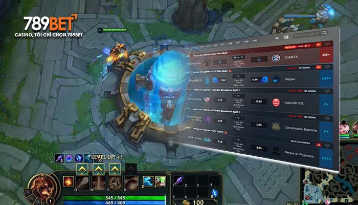 Ưu điểm của cá cược liên minh huyền thoại tại E-sports 789BET